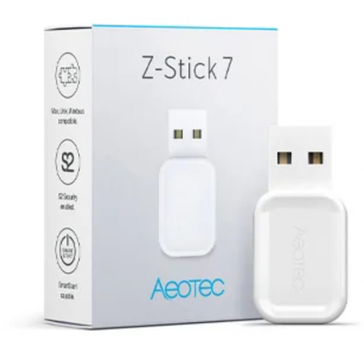 Z-Wave Hub Aeotec Z-Stick 7, Z-Wave Plus, works with Home Assistant, Raspberry Pi 4