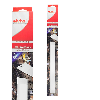 EL195111 | LED FLAT BATTEN 18W|3CCT dip switch|1800lm|600x76xh25mm|{enjoysimplicity}™