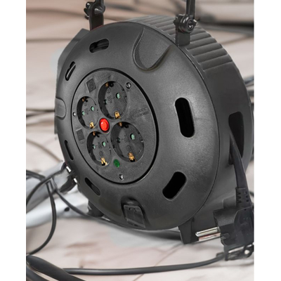 ELP41052 | ΜΠΑΛΑΝΤΕΖΑ ΒΑΛΙΤΣΑΚΙ 4Θ x16A +ΚΑΛ.5mt IP20 ΜΑΥΡΟ