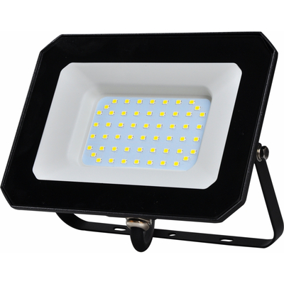 ELF10506 | LED 50W|6500k|4500lm FLOODLIGHT ALUM.110-240V~IP65 GLASScover|BLACK|{enjoysimplicity}™