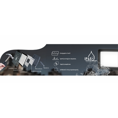 ELF12004 | LED 200W|4000k|16000lm FLOODLIGHT CAST ALUM.100-265V~IP65 GLASScover|BLACK|{enjoysimplicity}™