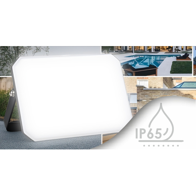 ELF20304 | LED PC OPALcover 30W|4000k|3300lm FLOODLIGHT ALUM.220-240~IP65|BLACK|{enjoysimplicity}™