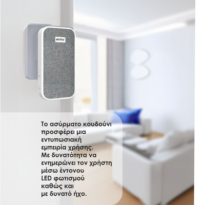 ELK24001 | ΑΣΥΡΜΑΤΟ ΗΛΕΚΤΡΟΝΙΚΟ ΚΟΥΔΟΥΝΙ ΜΕ ΜΠΟΥΤΟΝ