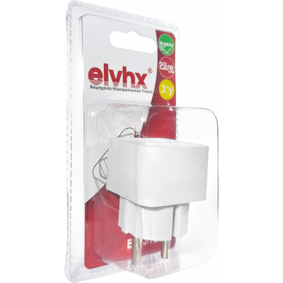 ELP31201 | ΑΝΤΑΠΤOΡΑΣ SCHUKO → 2Θ ΙΙ x16A max:1150W IP20 ΛΕΥΚΟ