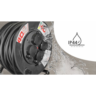 ELP44402 | ΜΠΑΛΑΝΤΕΖΑ ΣΤΕΓΑΝΗ IP44 4Θ ΚΑΡΟΥΛΙ +ΚΑΠΑΚΙ+ΚΑΛ.40mt