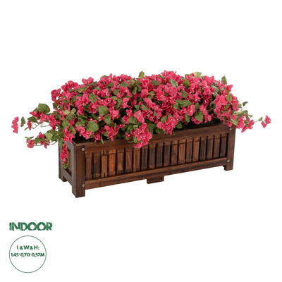 GloboStar® Artificial Garden BOUGANVILLEA PLANT 20666 Τεχνητό Διακοσμητικό Φυτό Μπουκανβίλια Π145 x Μ70 x Y57cm