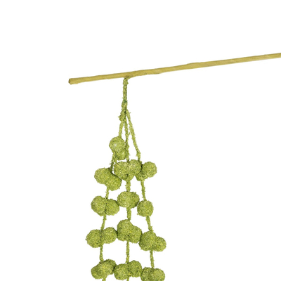 GloboStar® Artificial Garden GREEN AMARANTHUS FRUIT BRANCH 21453Τεχνητό Διακοσμητικό Κλαδί Πράσινος Αμάρανθος Y60cm