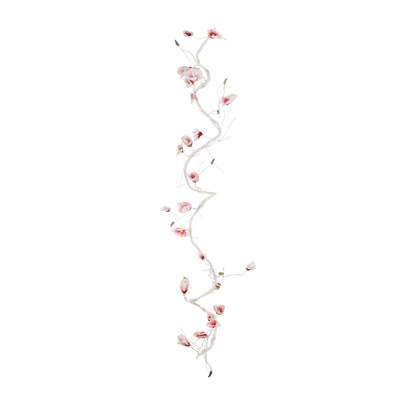 GloboStar® Artificial Garden MANGOLIA FLOWER VINE 21473 Τεχνητό Διακοσμητικό Κλαδί Μανόλιας  Y300cm