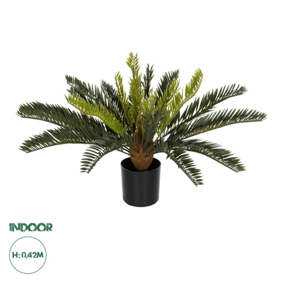 GloboStar® Artificial Garden CYCADS 21474 Τεχνητό Διακοσμητικό Φυτό Κύκας Υ42cm