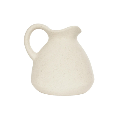 GloboStar® Artificial Garden HORIZON 21505 Διακοσμητικό Κεραμικό Βάζo Μπέζ Φ18 x Υ16 cm