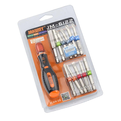 Kατσαβίδι με Σετ Πολύχρωμων Μυτών JM-6122 JAKEMY