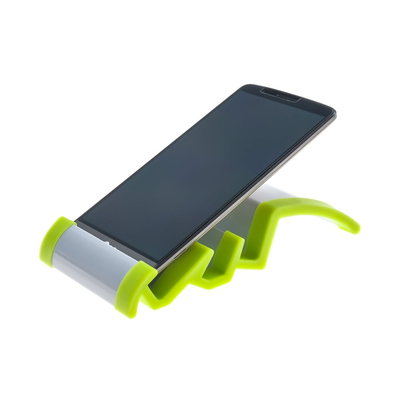 Αλουμινένια Βάση Στήριξης για Κινητά/Tablet 3 Θέσεων Green/White