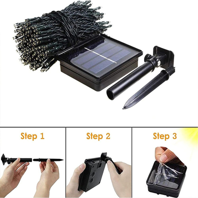 NEXVIN 200 Ηλιακά Φωτάκια Εξωτερικού Χώρου 20 Μέτρων