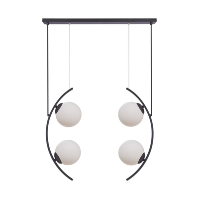 ZUMA LINE PENDANT HELIX 5016 4XE14 BLACK/WHITE