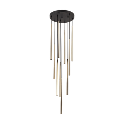 TK LIGHTING PENDANT PIANO 10118 10XG9 BLACK/GOLD