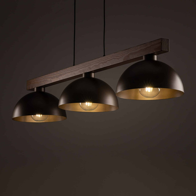 TK LIGHTING CHANDELIER OSLO 6299 3XE27 BROWN
