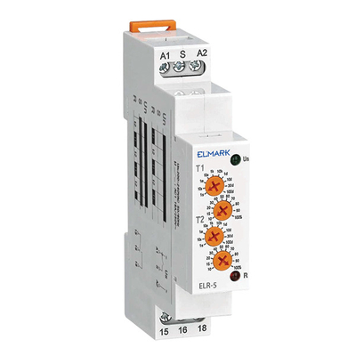ELR-6 ΑΣΥΜΜΕΤΡΟ ΡΕΛΕ 12-240V AC/DC 2ХSPDT 2x16А