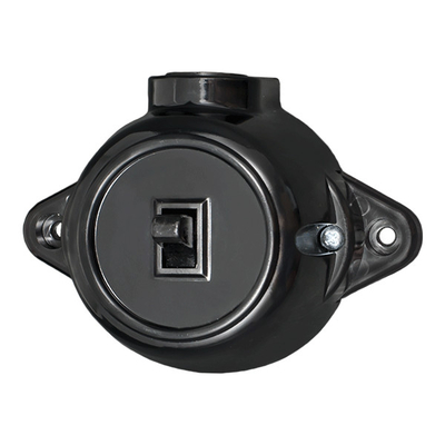 ANTIQUE PUSH BUTTON 10А 250V BLACK