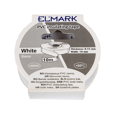 ΜΟΝΩΤΙΚΗ ΤΑΙΝΙΑ 10mx19mm ΛΕΥΚΟ