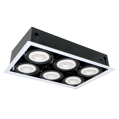 ΦΩΤΙΣΤΙΚΟ QUAD612 12W 6XE27 2700K ΓΚΡΙ ΣΚΟΥΡΟ
