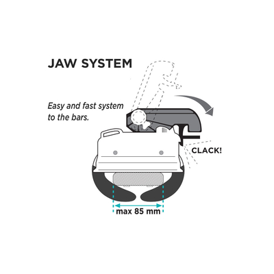 ΜΠΑΓΚΑΖΙΕΡΑ ΟΡΟΦΗΣ RACE AXION 410L 87.02.N (ΜΑΥΡΗ/MAT - 175 X 87 X 46 cm - MAX 75 kg) MΕ ΔΙΠΛΟ ΑΝΟΙΓΜΑ - 1 Τεμ.
