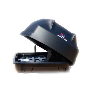 ΜΠΑΓΚΑΖΙΕΡΑ ΟΡΟΦΗΣ RACE AXION 410L 87.02.N (ΜΑΥΡΗ/MAT - 175 X 87 X 46 cm - MAX 75 kg) MΕ ΔΙΠΛΟ ΑΝΟΙΓΜΑ - 1 Τεμ.