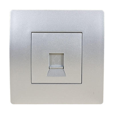 EL BASIC TZ112 COMPUTER LINE SOCKET SILVER GREY-OL