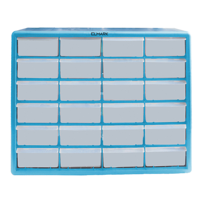 PLASTIC STORAGE BOX 24DRAWERS 50X16X39cm NO SCREW