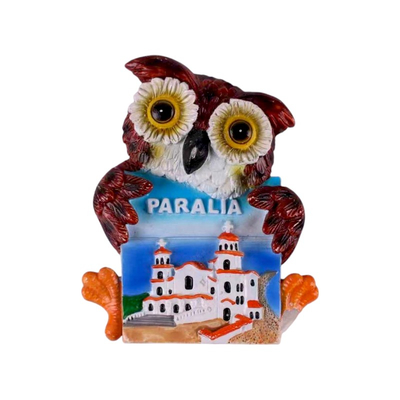 Tουριστικό μαγνητάκι Souvenir – Σετ 12pcs - Resin Magnet - Paralia - 678109