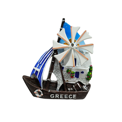 Tουριστικό μαγνητάκι Souvenir – Σετ 12pcs - Resin Magnet - Greece - 678182