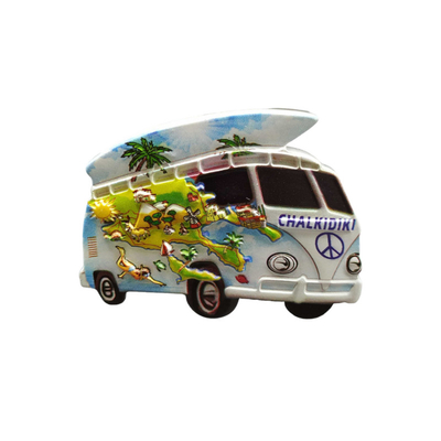 Tουριστικό μαγνητάκι Souvenir – Σετ 12pcs - Resin Magnet - Chalkidiki - 678310