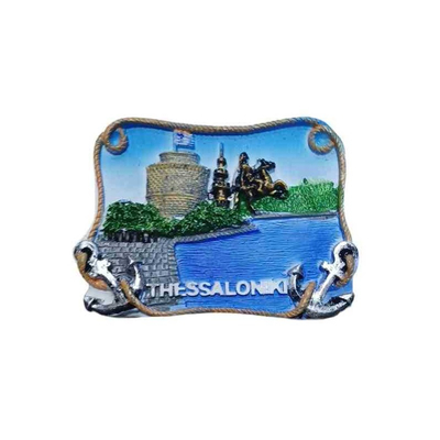 Tουριστικό μαγνητάκι Souvenir - Σετ 12pcs - Resin Magnet - Thessaloniki - 678405