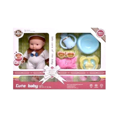 Κούκλα μωρό με αξεσουάρ φροντίδας - 8550-210 - 922180