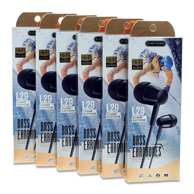 Πακέτο Ακουστικά Black-White (12 τμχ.)