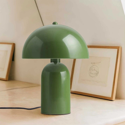 GloboStar® GASCO 204-0147 Μοντέρνο Eπιτραπέζιο Φωτιστικό Μονόφωτο 1 x E27 IP20 Πράσινο Μέταλλο - Μ25 x Π25 x Υ35cm