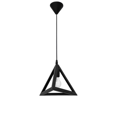 Κρεμαστό φωτιστικό GIZA 1L BLACK PLASTIC E/27