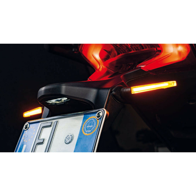 ΦΛΑΣ MOTO PROJECT 001 ΜΑΥΡΑ 12V COB LED TECHNOLOGY PARAXITE - 2 ΤΕΜ.