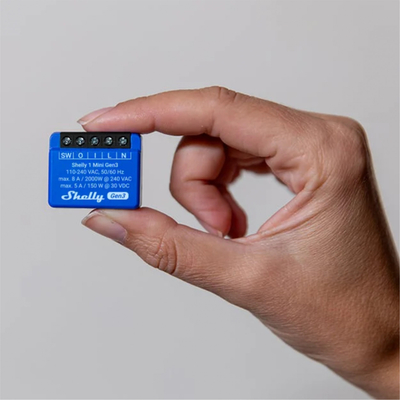 Shelly 1 Mini Gen 3 x5 Bundle | Shelly 1 Mini Gen 3 x5 Bundle