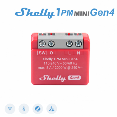 Shelly 1PM Mini Gen4 | Shelly 1PM Mini Gen4 - EAN 3800238070809