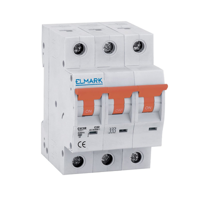 MINIATURE CIRCUIT BREAKER C63R 25A 3P 6kA CURVE C