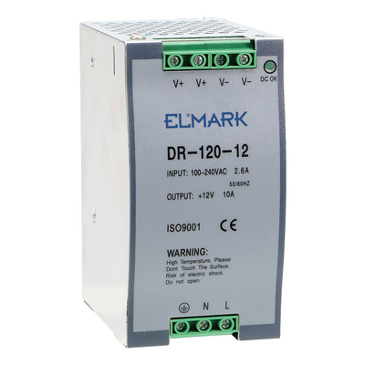 DR-120-12 POWER SUPPLY 12V OUTPUT VOLTAGE 120W