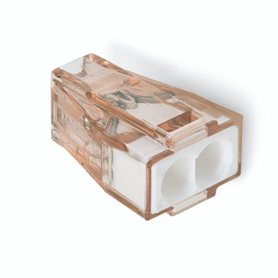 WAGO 773 CONNECTOR, 2 RIGID CONDUCTORS 1,5-4 MM2
