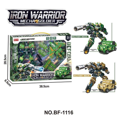 Σετ ρομπότ που μεταμορφώνεται σε όχημα με αξεσουάρ - BF-1116 - 215535