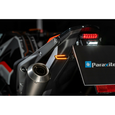 ΦΛΑΣ MOTO PROJECT 002 ΜΑΥΡΑ 12V COB LED TECHNOLOGY PARAXITE - 2 ΤΕΜ.