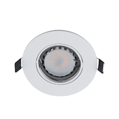 LED ΣΠΟΤ ΠΛΑΣΤΙΚΟ ΣΤΡΟΓΓΥΛΟ PAR 16 5.5W 4000-4300K ΛΕΥΚΟ