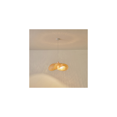 ΦΩΤΙΣΤΙΚΟ ΚΡΕΜΑΣΤΟ BAMBOO 1XE27 MAX 40W 430X430X220mm ARTE ILLUMINA LAGOON