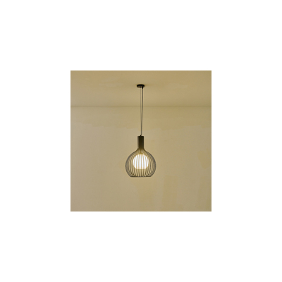 ΦΩΤΙΣΤΙΚΟ ΚΡΕΜΑΣΤΟ ΜΕΤΑΛΛΟ 1XE27  MAX 40W 340x340x1520mm MAΥΡΟ ARTE ILLUMINA AIRY