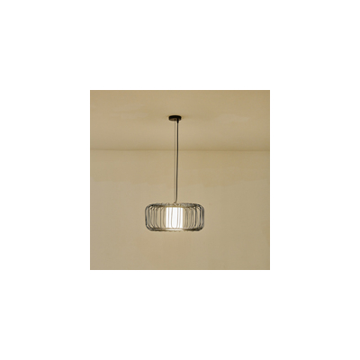 ΦΩΤΙΣΤΙΚΟ ΚΡΕΜΑΣΤΟ ΜΕΤΑΛΛΟ 1XE27  MAX 40W  340X340X1520mm ΜΑΥΡΟ ARTE ILLUMINA AIRY