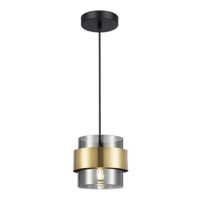 ΦΩΤΙΣΤΙΚΟ ΚΡΕΜΑΣΤΟ 1XE27 180X1205mm MAX 15W ΜΑΥΡΟ-ΧΡΥΣΟ ARTE ILLUMINA RELIAC