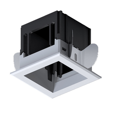 MODENA 1 MODULE RECESSED BOX WITH FRAME WHITE
